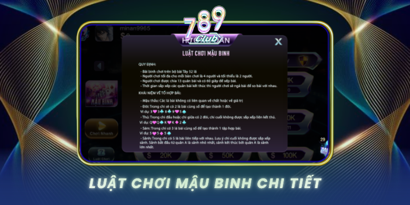 Luat Choi Mau Binh Chi Tiet