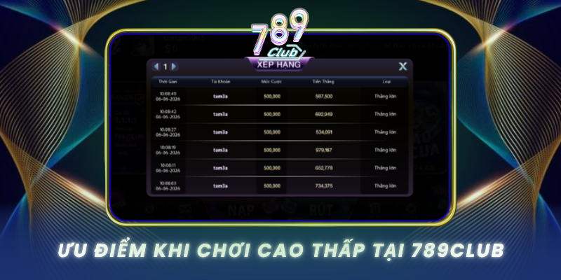 Uu Diem Khi Choi Cao Thap Tai 789Club